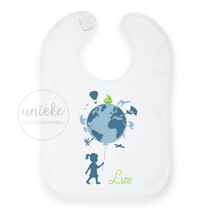 Slabbetje-Lize Slabbetje passend bij het kaartje van Lize