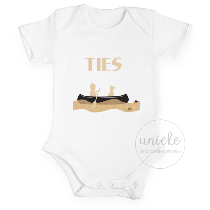 Rompertje passend bij het kaartje van Ties