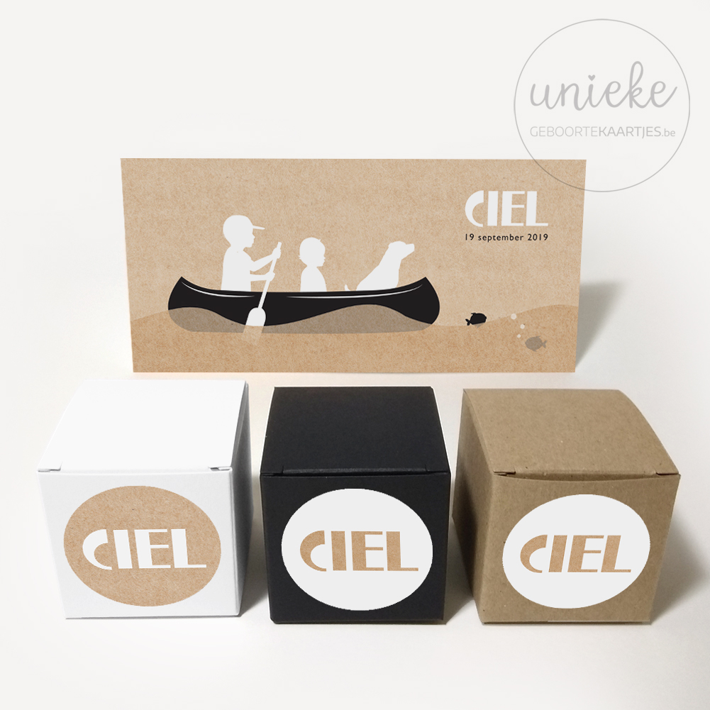 Stickertjes bij het kaartje van Ciel