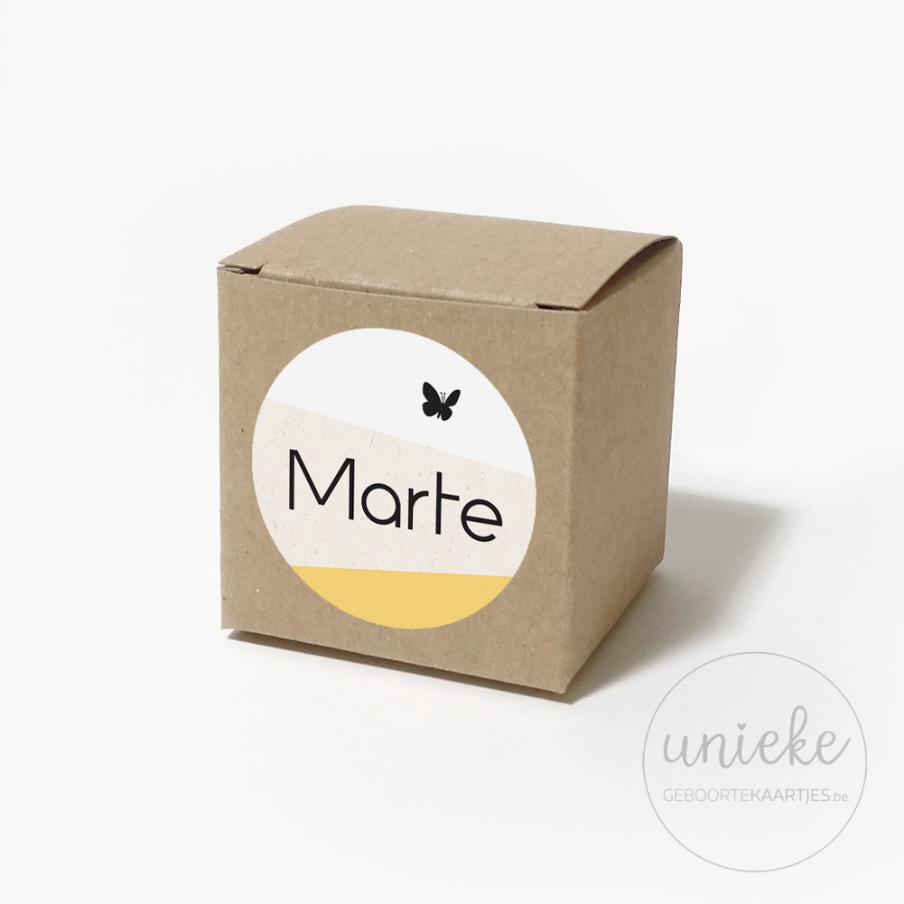 Stickertje-Marte-doosje-kraft Stickertje Marte op kraft doosje