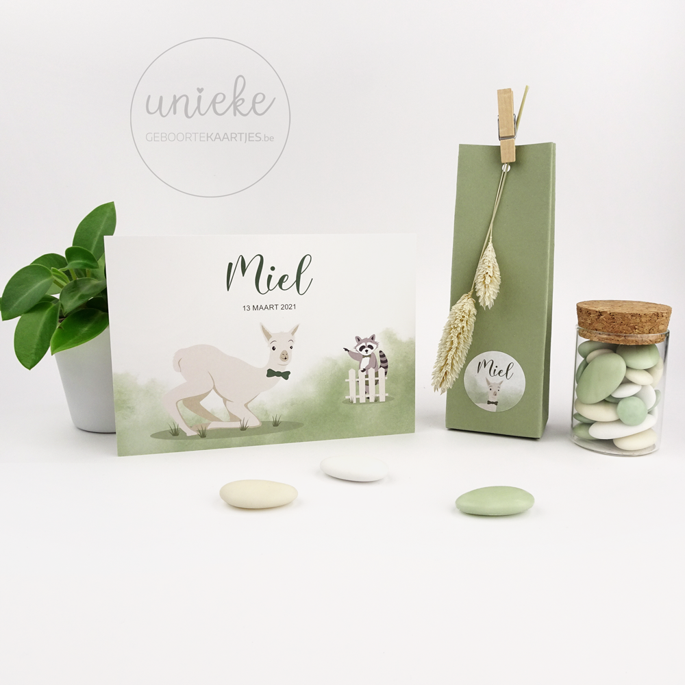 Miel Sticker Sticker van de doopsuiker van Miel