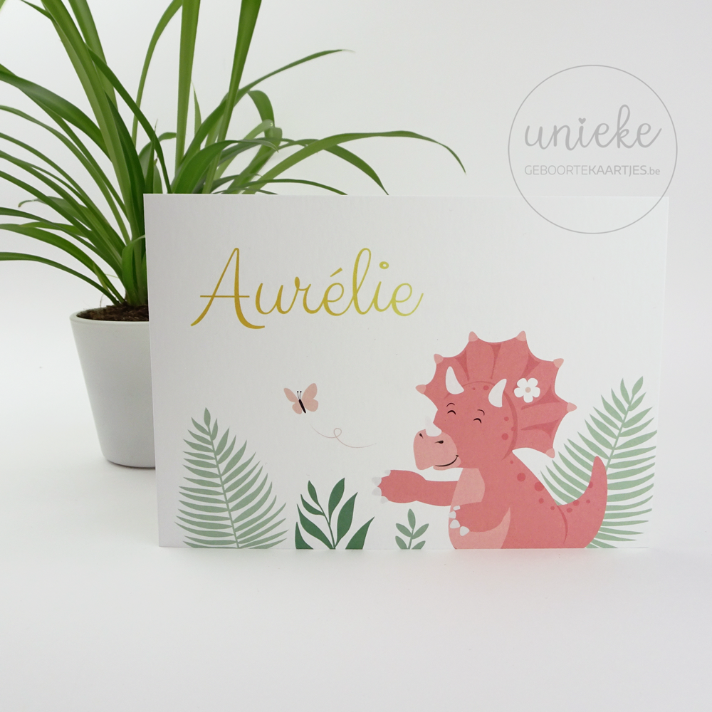 Geboortekaartje van Aurelie
