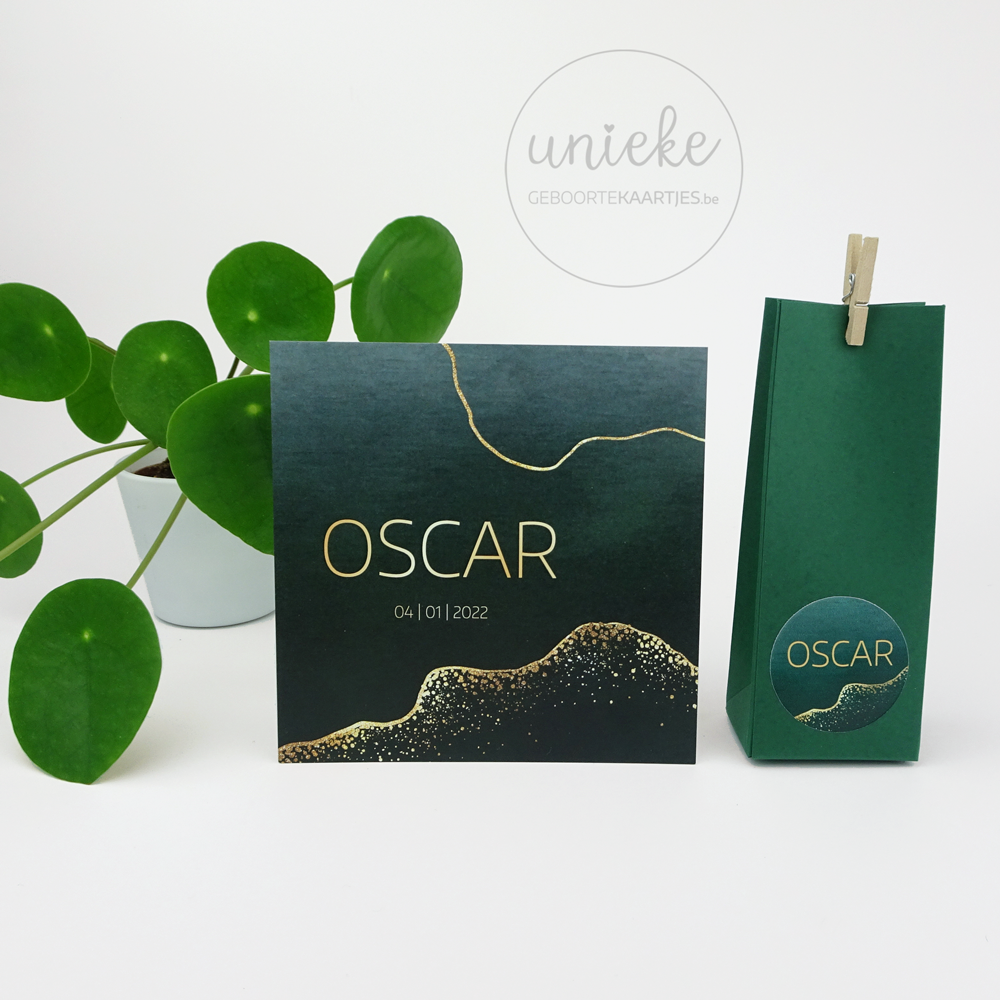 Sticker Oscar Rond Ronde sticker van Oscar