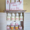 Een foto van de doopsuikerpresentatie van Rosie
