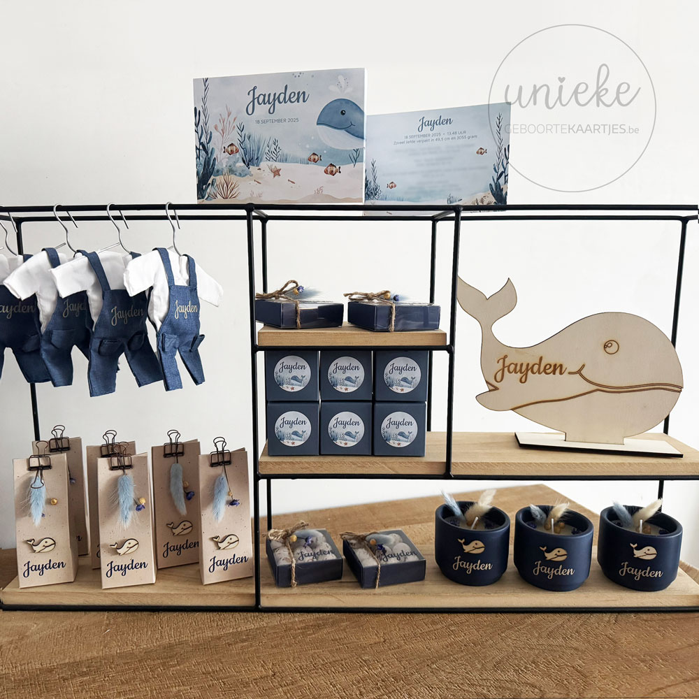 De doopsuikerpresentatie van Jayden